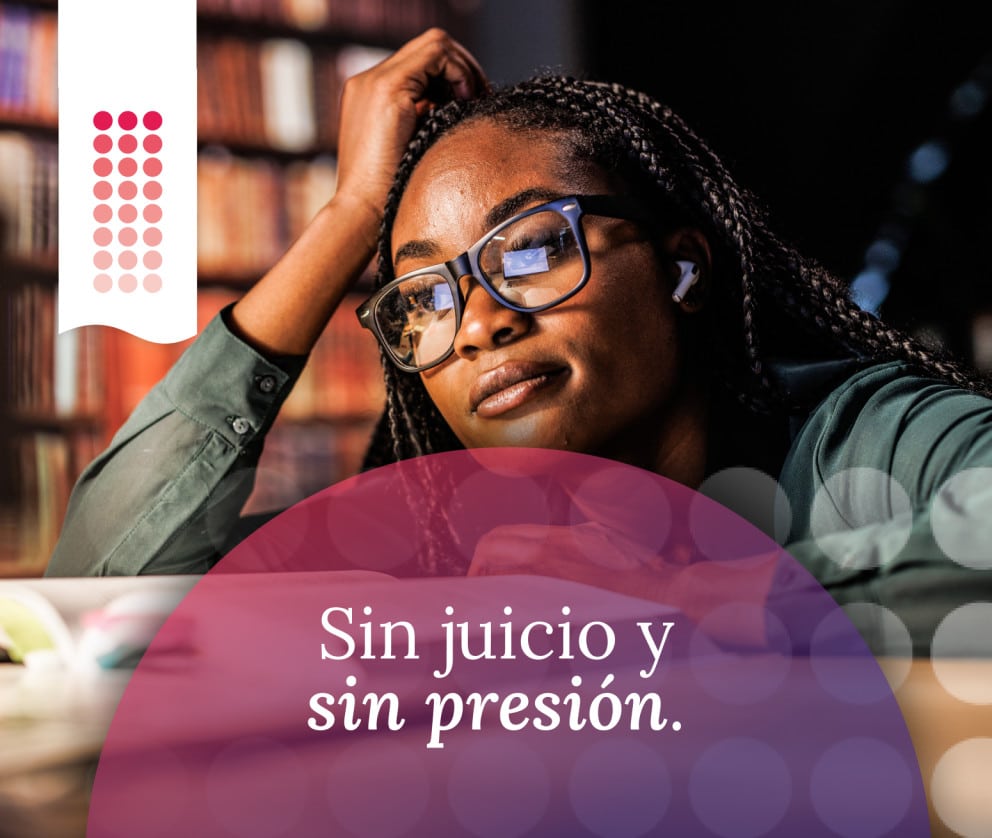 Libre de juicios y cero presión.